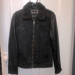 Zara Denim Moto Jacket